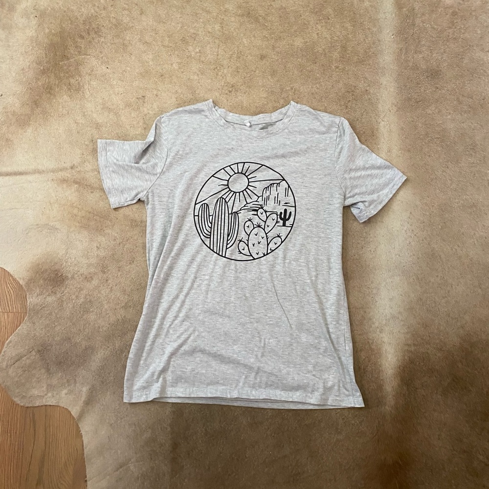Desert Cactus Tee. Size M.